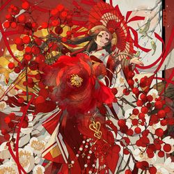 CLIPSTUDIOPAINT / 芳春凱喜-根の国底の果て- / January 3rd, 2024