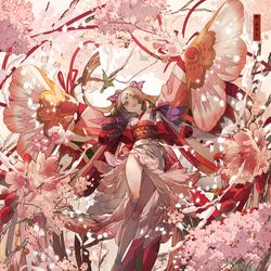 CLIPSTUDIOPAINT, pixivSakuraFestival2024 / 桜 花 演 舞-根の国底の果て- / April 2nd, 2024