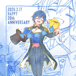 KAITO, VOCALOID / 初心にかえって初期衣装を描いてみた⑫ / February 17th, 2026