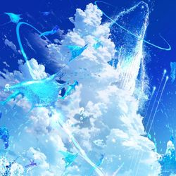 pixivSakuraEffect, anime / 空の涙と海物の誕生 / April 4th, 2026