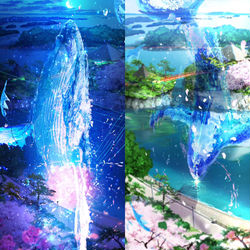 pixivSakuraEffect / 桜舞上がる夜　桜舞い降りる昼 / April 9th, 2026