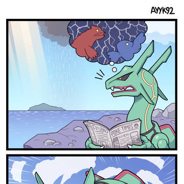 Pokémon, Rayquaza, Kyogre / Air Lock