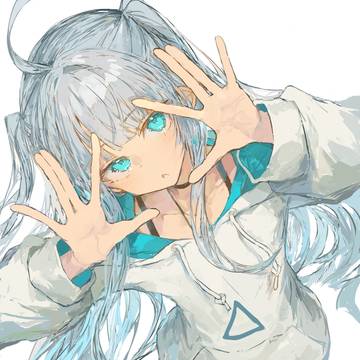 original, silver hair, original 1000+ bookmarks / △