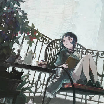 original, creation, young girl / 長い夢