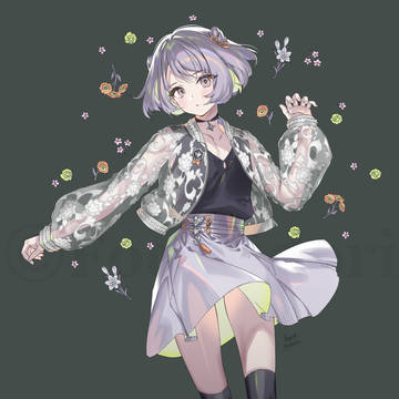 original, fashion, otokonoko / シースルースカジャン