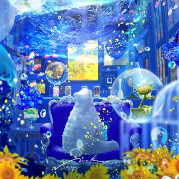 original, scenery, background / お花いっぱいのひみつの部屋４選