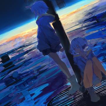 original, silver hair, stratosphere / 黄昏