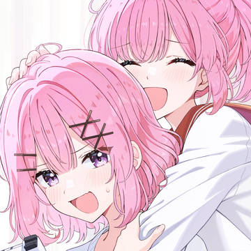 girl, yuri, Haruna Amaori / 甘織姉妹