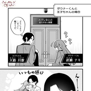 original, transsexual fiction, sex change / 〇〇しないと出られない部屋に閉じ込められた性転換しちゃった男女