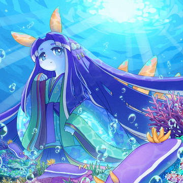original, sea slug / のんびりイラスト 「カグヤヒメウミウシ」 / January 19th, 2026