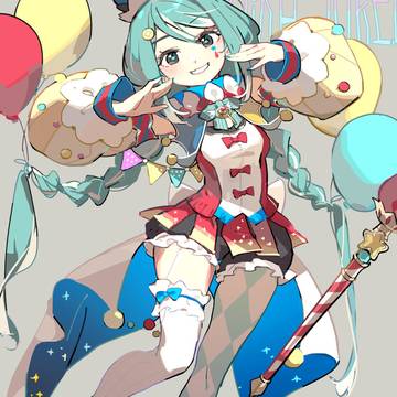 marika_vtuber, pierrot, Virtual YouTuber 1000+ bookmarks / 真理果 小丑ver