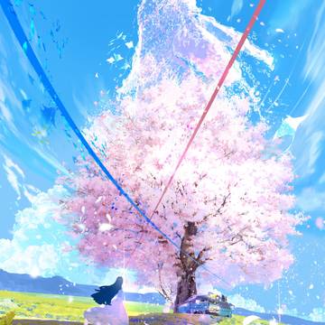 scenery, original, sakura / 満開の河津桜に想いを
