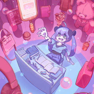 original, biased survey, relatable / のんびりイラスト「釣り」