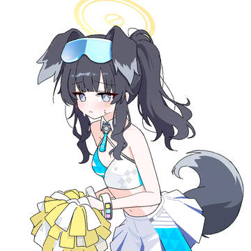 Blue Archive, cheerleader, Nekozuka Hibiki (Cheerleader outfit) / ヒビキ