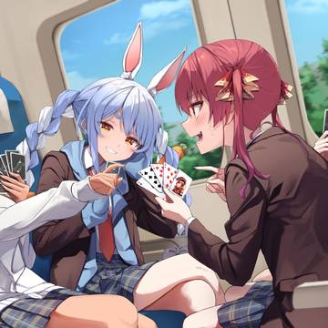 virtual YouTuber, Hololive, Houshou Marine / ババ抜き