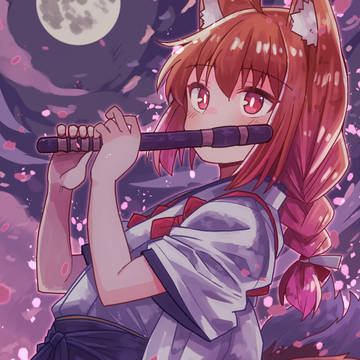 creation, original character, beast ears / これは吹き矢ですか？