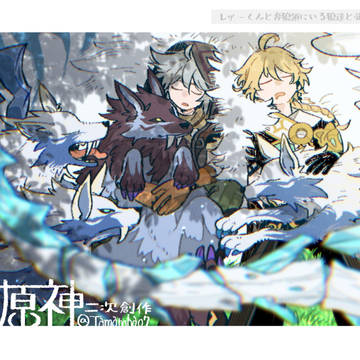 illustration, Genshin Impact, Aether (Genshin Impact) / 煩悩の詰め合わせ