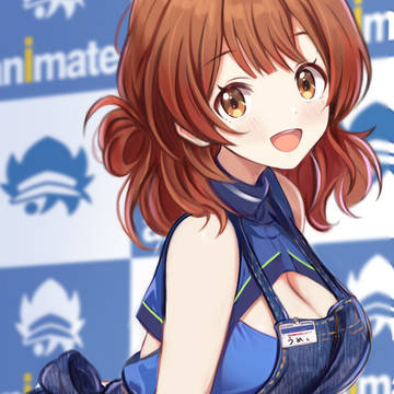 Gakuen IDOLM@STER, Ume Hanami, swimsuit / ちょちょいうめちゃん描いた。