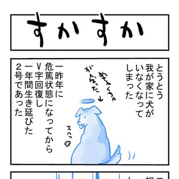 4-koma, dog, animal / 犬おばさんご報告（遅くなった）