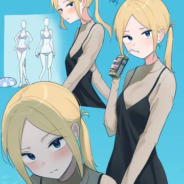 girl, original, OC / 春です。