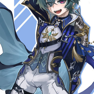 lohen, Genshin Impact, shota / 「戦損〇〇 【軽い流血注意】」