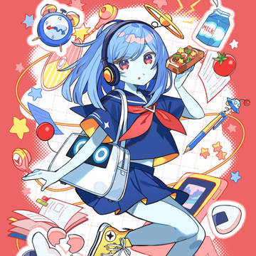 original, girl, original character / チルガール