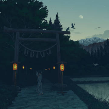 original, paddy field, Torii / あなたは誰？
