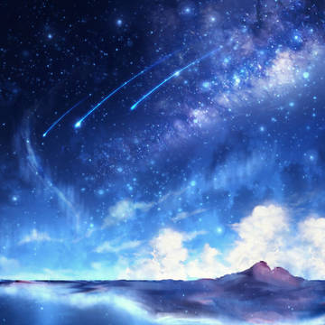 original, starry sky, scenery / 空
