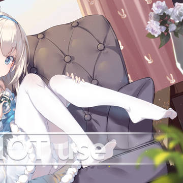 girl, white tights, The soles of feet in socks / 索米（bushi