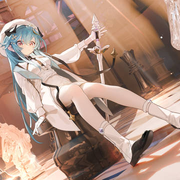 original character, White silk pantyhose, young girl / 【稿件展示】兵