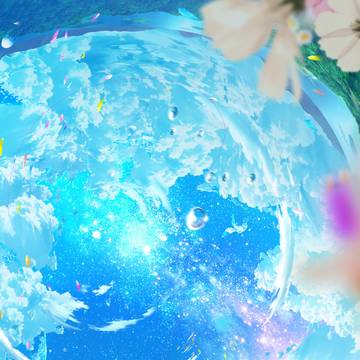 scenery, background, girl / 情景イラスト