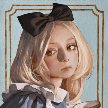oil painting, alice in wonderland / Tea party / September 20th, 2025