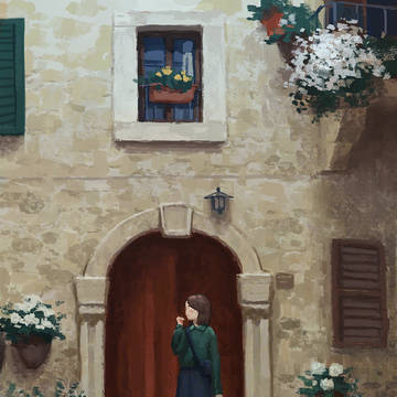 original, girl, scenery / 無題