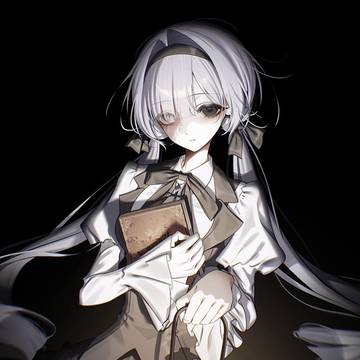 white hair, original / oc / November 5th, 2025
