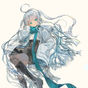 silver hair, black stockings / ❄️ / December 15th, 2025