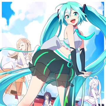 girl, Yachiyo Runami, Cosmic Princess Kaguya! / 超かぐや姫　ray MVで時を超え初音ミクとコラボ