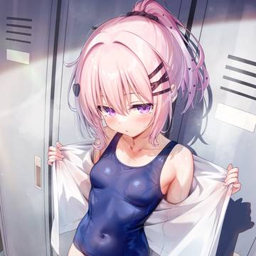 girl, school swimsuit, original 1000+ bookmarks / オリジナル