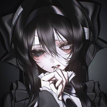 original, girl, black hair / oc