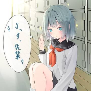original character, original, student / ポンコツそうな彼女