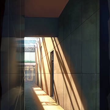 background, scenery, original / 好きな形の影　完成とラフ