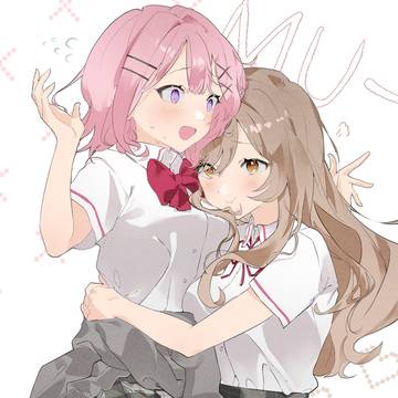 yuri, girl, illustration / 無題