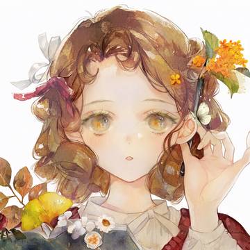 girl, original, flowers and girls / ✏ꕤ︎︎