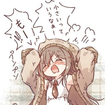 loli, young girl, girl / 小さい煽りに怒る子