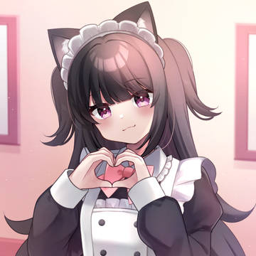 girl, maid, original / 💗