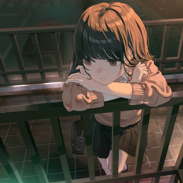 original, girl, night / 心は停滞したまま