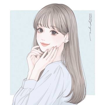 illustrator, illustration, girl / Artwork by illustrator NahoSouno