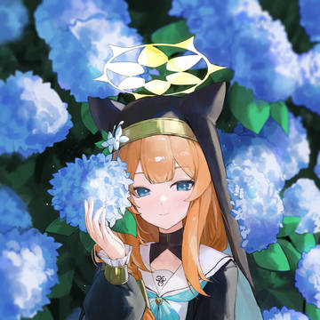 girl, 100 Day Challenge, Blue Archive / 伊落マリー（day16）