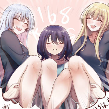 girl, yuri, Cosmic Princess Kaguya! / 強壯彩葉 2